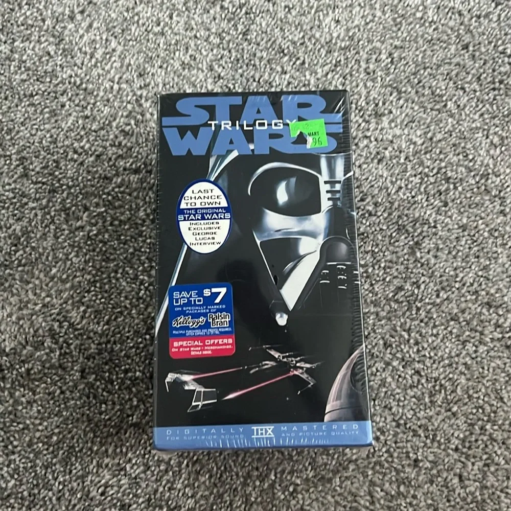 NWT Star Wars Trilogy VHS set NEW 3-Tape SEALED UNOPENED Original boxed